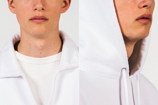 5525ギャラリー×オーラリー、“モノトーン”がテーマのユニセックススウェット5型