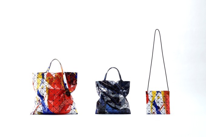 BAO BAO ISSEY MIYAKE 新作バッグ - 絵具を勢いよく厚塗りした