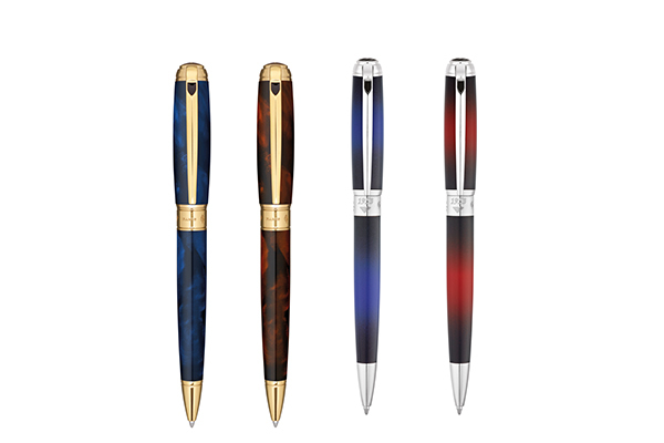 エス・テー・デュポン「ラインD サンバースト 純正漆(グリーン)」ボールペン エス・テー・デュポン「ラインD サンバースト 純正漆(グリーン