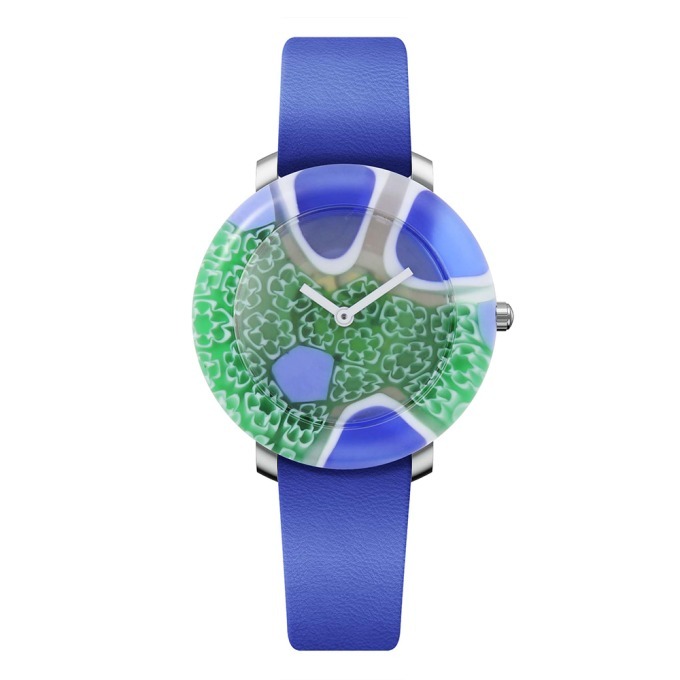 時計ブランド「ユニック」が伊勢丹新宿に限定登場 - 文字盤にヴェネチンガラスを使った1点ものの腕時計｜写真1