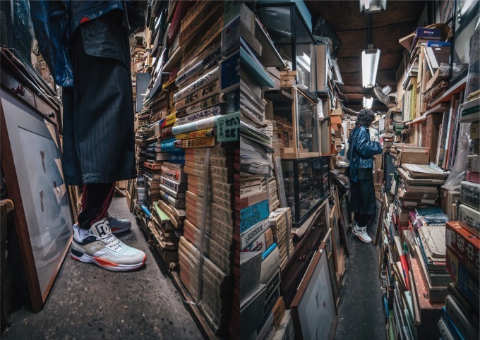 メゾン ミハラヤスヒロ×DC SHOESコラボスニーカー、シュータンにロゴを施した本革仕様｜写真7
