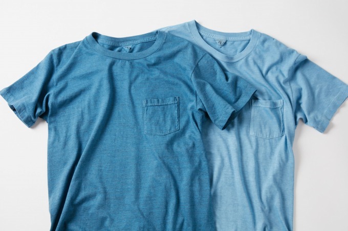 フィルメランジェ×藍染め職人集団リトマスのコラボ、天然藍で染めたTシャツやスウェット｜写真1