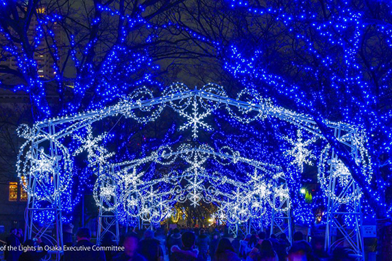 「大阪・光の饗宴2018」御堂筋イルミネーションや光のアートフェス「OSAKA光のルネサンス」