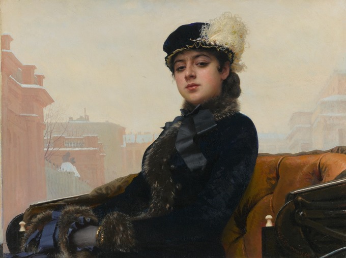 イワン・クラムスコイ 《忘れえぬ女(ひと)》 1883年 油彩・キャンヴァス © The State Tretyakov Gallery