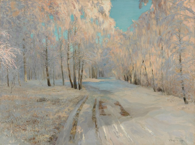 ワシーリー・バクシェーエフ 《樹氷》 1900年 油彩・キャンヴァス © The State Tretyakov Gallery