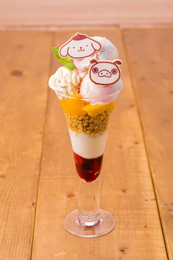 「パンパカパンツ×ポムポムプリンカフェ」関西初上陸、パンケーキタワーやパフェ大阪・心斎橋に｜写真2