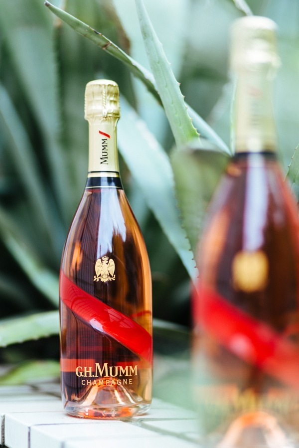 ロゼ シャンパンを屋外で「マム ビーチクラブ シャンパン ガーデン」ピンクのライトアップとともに｜写真4