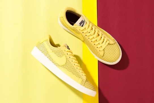 ナイキ ブレーザーの新スニーカーアトモス限定発売、夏色カラー＆パンチング加工アッパー