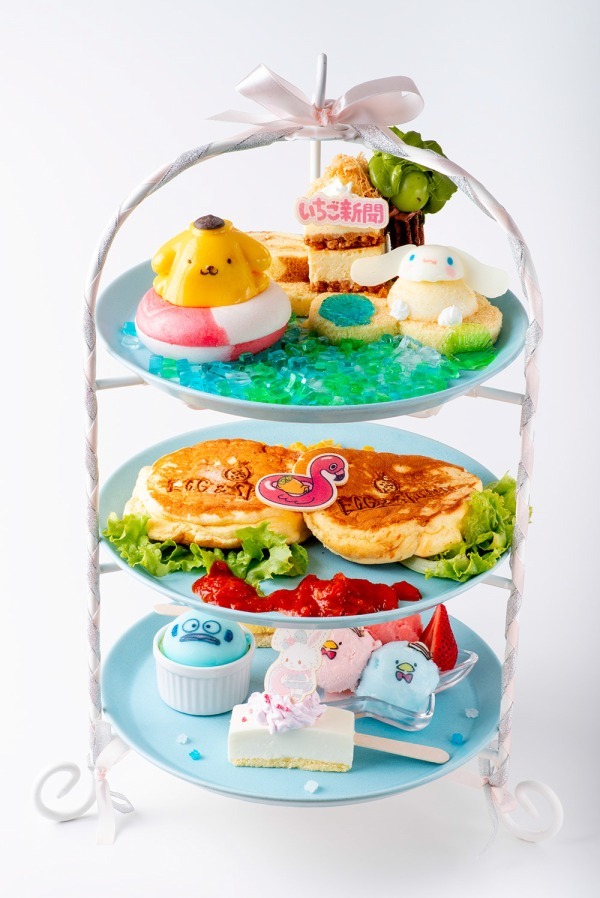 サンリオいちご新聞のコラボカフェが新宿に、ポムポムプリンの「プカプカプリンパフェ」など|写真5