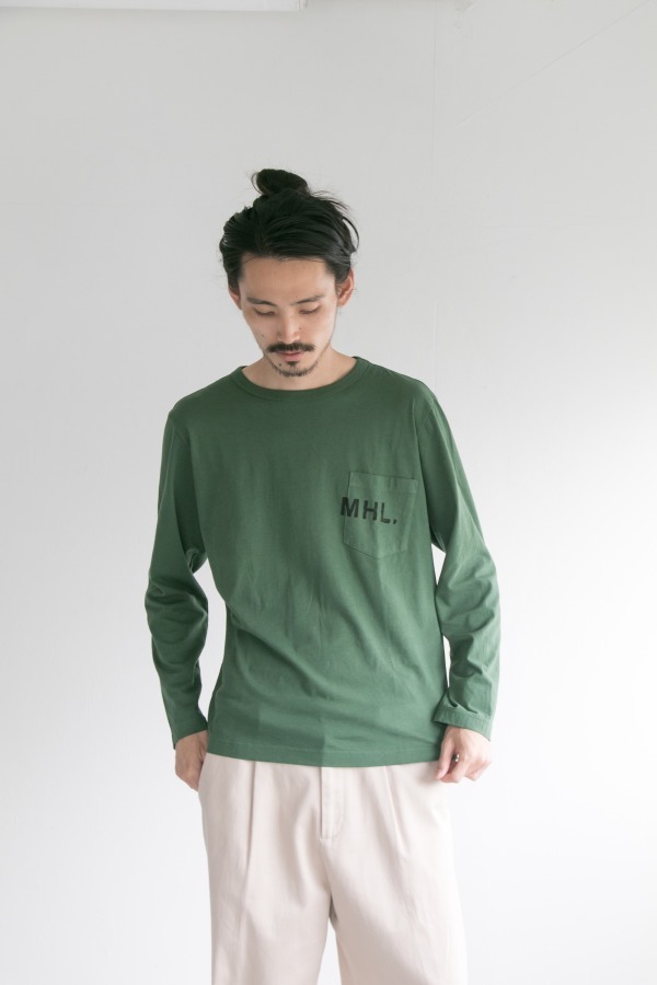 Sサイズ 新品 長袖  MHL. 別注LONG-SLEEVE T-SHIRTS