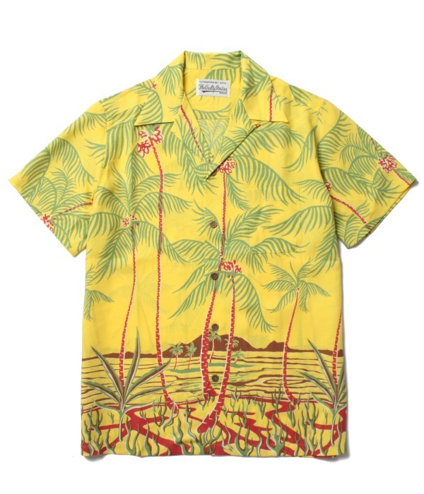 ワコマリアの限定ハワイアンシャツ、パイナップル＆ヤシの木柄デザインを別注カラーで彩って｜写真3