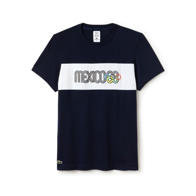 ラコステから、メキシコ五輪の大会ロゴをアレンジしたポロシャツやキャップ｜写真10