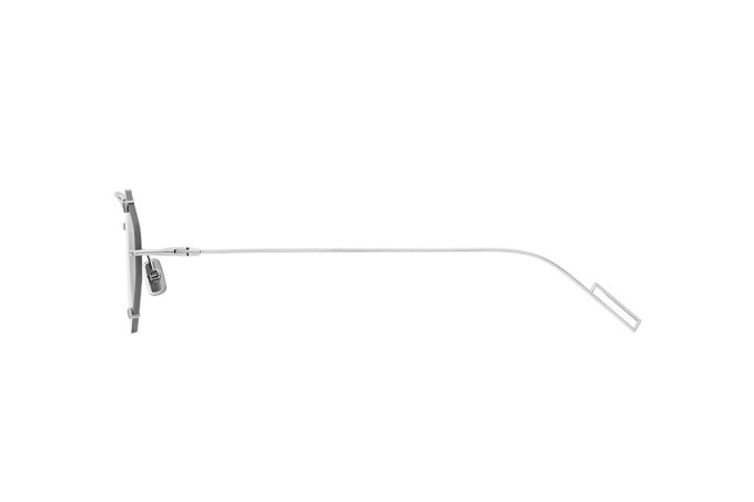 ディオール オムの新作サングラス、極薄メタルのダブルブリッジにグラフィカルなレンズ｜写真6