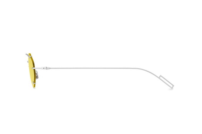 ディオール オムの新作サングラス、極薄メタルのダブルブリッジにグラフィカルなレンズ｜写真8