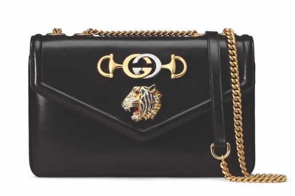 グッチ18年秋冬の新作、メタリックバッグ＆タイガーヘッド付きショルダーバッグ