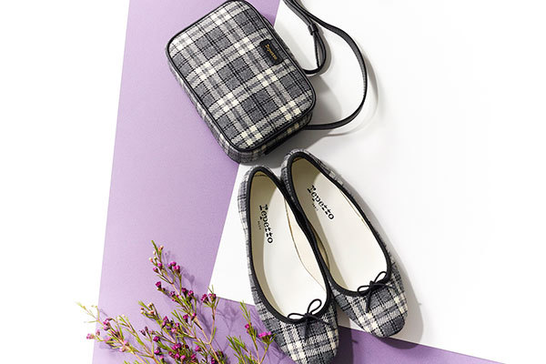 レペットから、総レース＆タータンチェックの新作シューズ発売