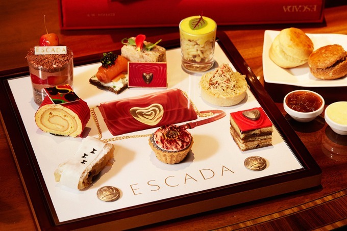 エスカーダ ザ リッツ カールトン大阪のアフタヌーンティー ハートのオペラケーキやドイツの伝統菓子 ファッションプレス