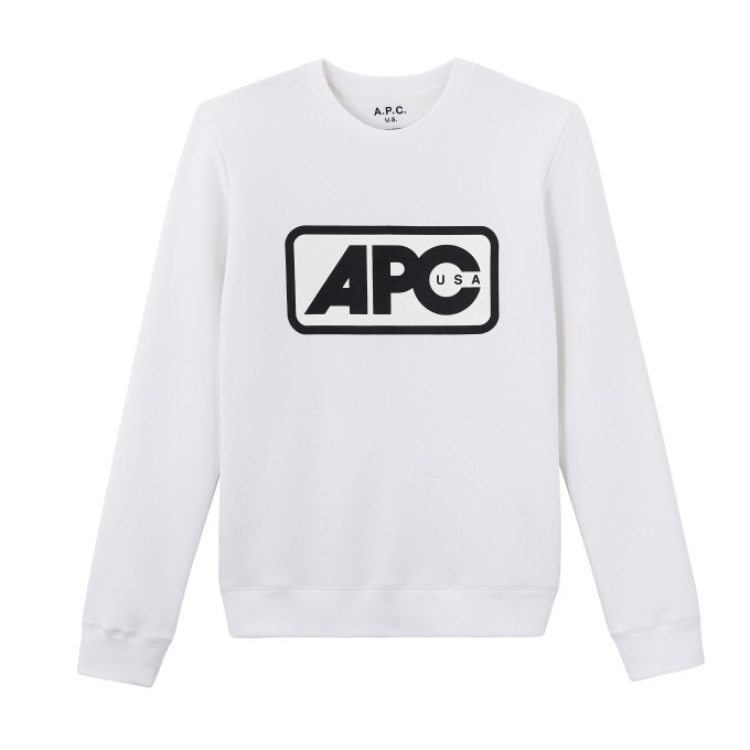 A.P.C アーペーセー　トップス　トレーナー　プリントロゴ　アメリカ購入