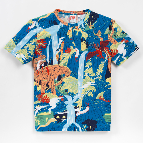 LACOSTE L!VE × MICAH LIDBERG Tシャツ