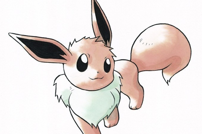 ポケモン「イーブイズ プラス カフェ」杉森建の原画