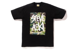 AAPE steve aoki コラボ パーカー AAPE BY A BATHING APE（エーエイプバイアベイシングエイプ）の