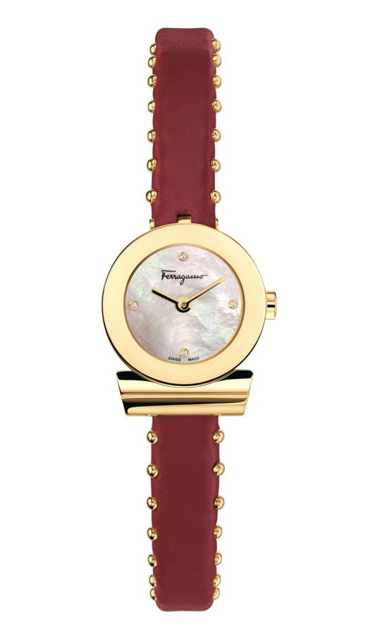 サルヴァトーレ フェラガモの腕時計「ガンチーニ ブレスレット」ダイヤ