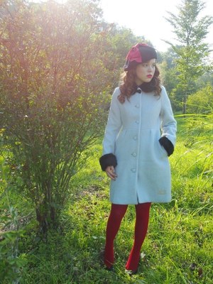 美品 シャーリーテンプル Shirley Temple 120cm コート フェイクファー
