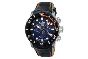 「エドックス」ギネス記録挑戦を支えたダイバーズウオッチ限定販売、深海を想わせる神秘的なブルー文字盤