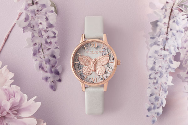 【OLIVIA BURTON】伊勢丹新宿店限定 腕時計 鳥 レザーベルト OLIVIA BURTON】伊勢丹新宿店限定 腕時計 鳥 レザーベルト