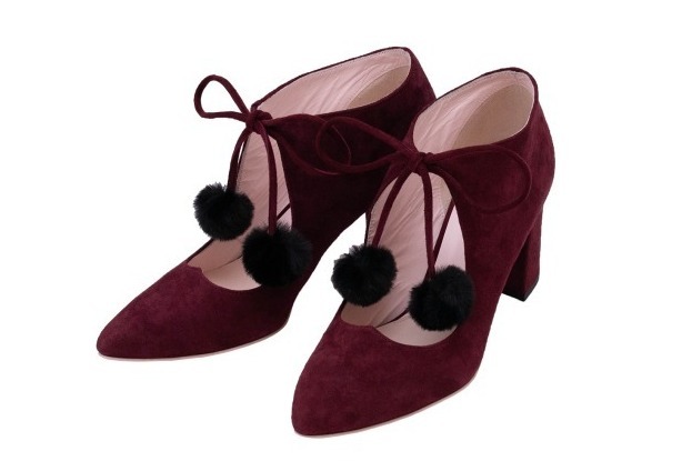 ブーティ｜キワンダの秋冬新作シューズ - スエード×ポンポンのブーティ＆ベルベットのストラップミュール