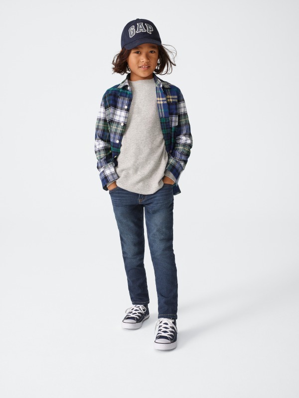 Gap サラ ジェシカ パーカー第2弾キッズコレクション タータンチェックのシャツやワンピース ファッションプレス