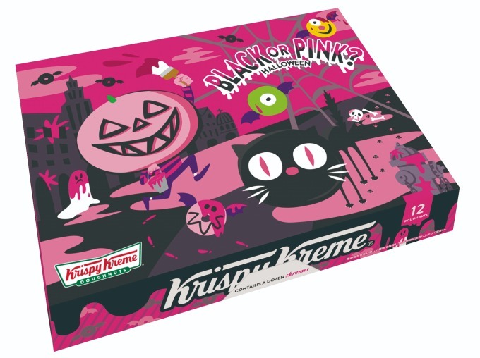 クリスピー・クリーム・ドーナツのハロウィン限定ドーナツ、黒×ピンクのネコ＆ジャックランタン｜写真15