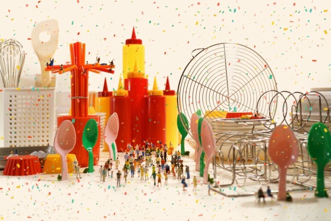 MINIATURE LIFE展 田中達也 見立ての世界」日本橋髙島屋で、新作
