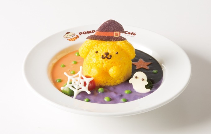 ポムポムプリンカフェ 秋のハロウィンメニュー 魔法使いプリンのシチューや黒猫マフィンのパスタ ファッションプレス