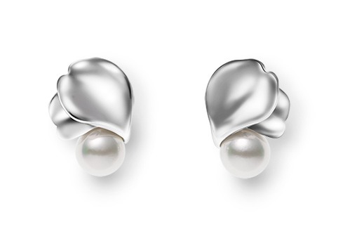 MIKIMOTO ミキモト パール ダイヤ ネックレス レ ペタル プラス