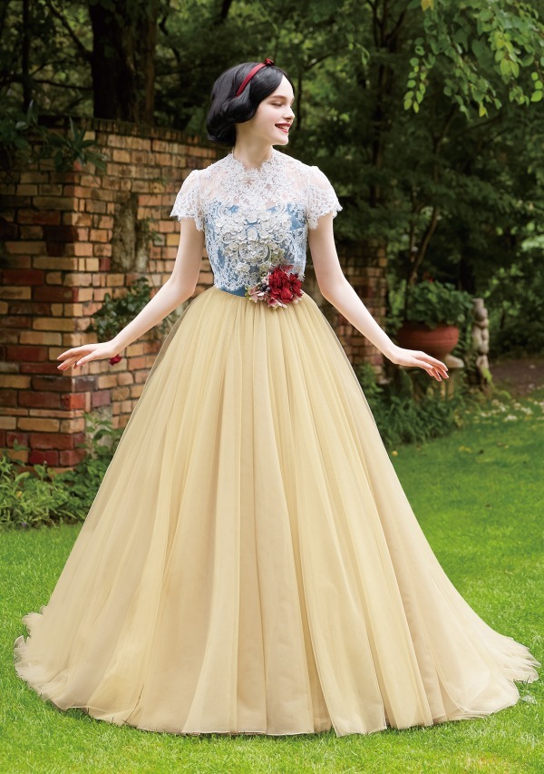 ディズニープリンセスの新作ウエディングドレス、"ティンカー・ベル"が着想のフェアリーなデザイン｜写真48