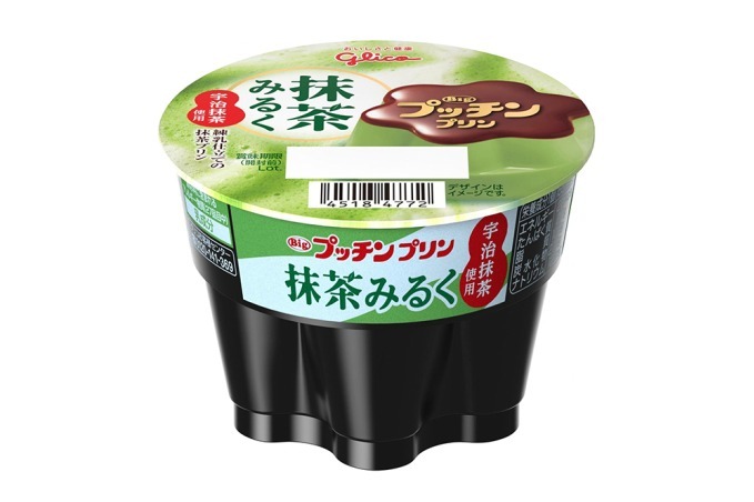 ＜プッチンプリン＞「抹茶みるく」宇治抹茶×練乳の新フレーバー