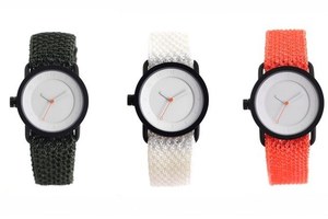 ティッド ウォッチズの限定時計「ティッド  キャンバス 002」異なる編み方で仕上げたカラフルベルト