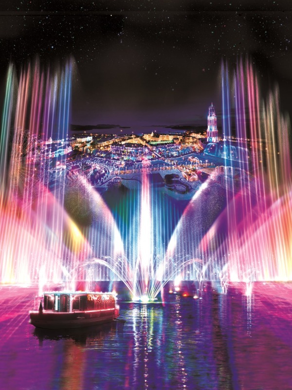 イルミネーション 光の王国 長崎 ハウステンボスで 日本最長級の新噴水ショー ウォーターマジック も ファッションプレス
