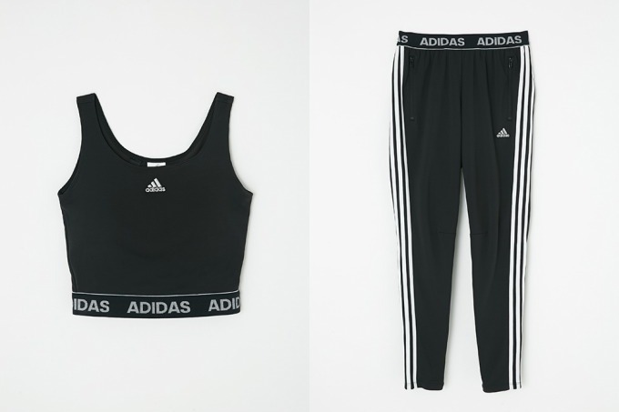 アディダス×マウジーのスポーツウェア第4弾、ブランドロゴや3本線を配したヨガウェアなど