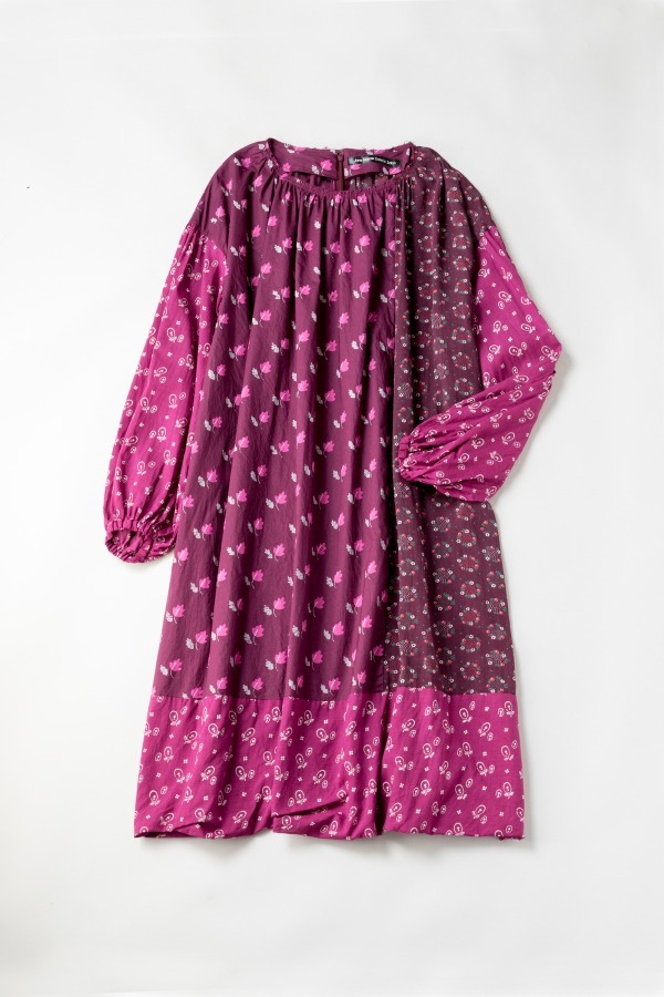 ジェーンマープルドンルサロンより秋の新作、東欧フォークロアのパッチワークスカートや花柄ドレス｜写真18