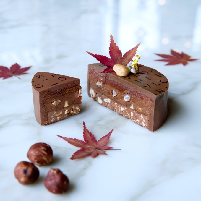 ブルガリ イル・チョコラートの秋限定チョコレート、栗を贅沢に使用した2層ガナッシュ｜写真1
