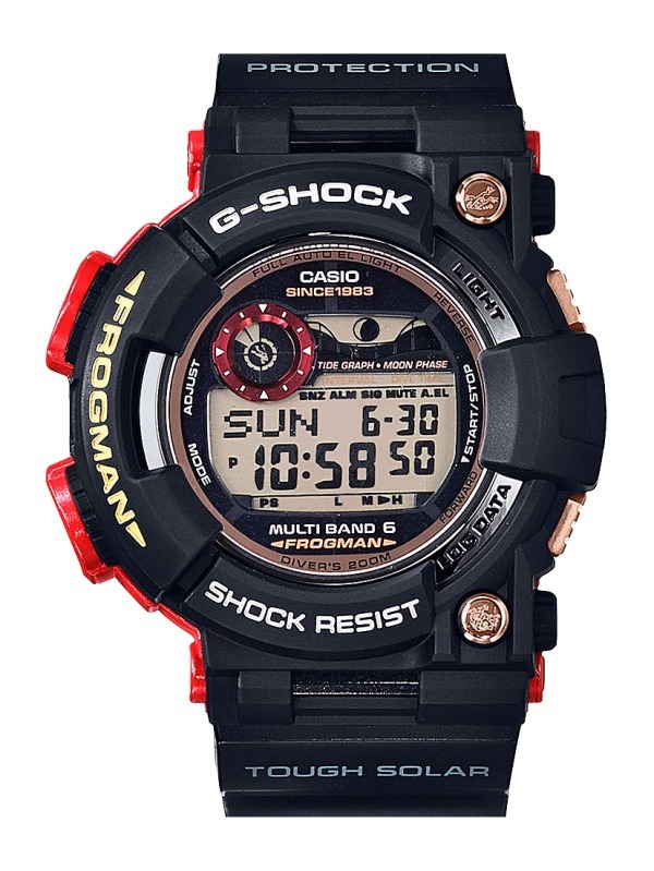 G-SHOCKから”マグマの海”を表現したウオッチ - ブラックベースにレッド×ゴールドの配色｜写真3