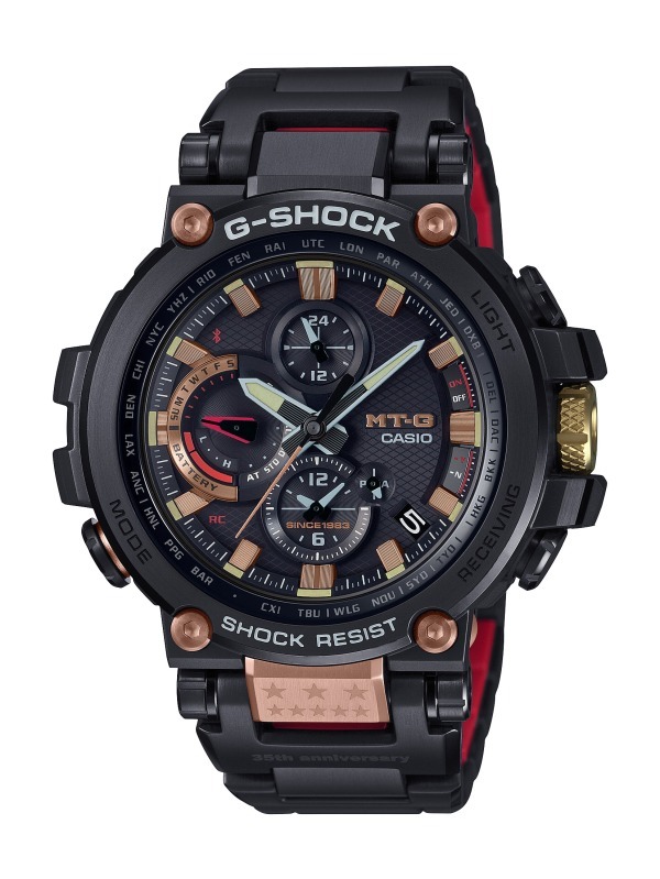 G-SHOCKから”マグマの海”を表現したウオッチ - ブラックベースにレッド×ゴールドの配色｜写真4