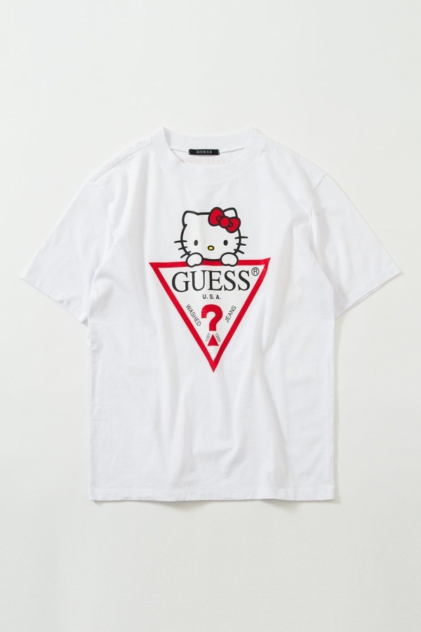 guess×ハローキティ　TEE 白黒2SET