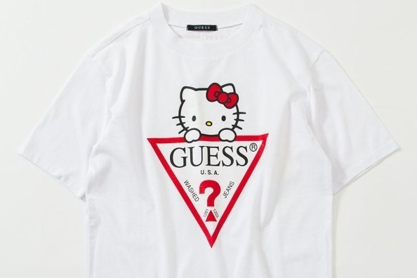 guess×ハローキティ　TEE 白黒2SET