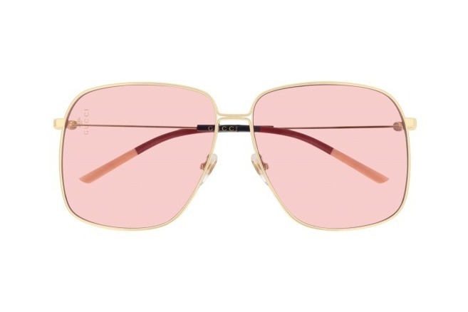 グッチ 2018年秋冬新作アイウェア、バンブルビー(ハチ)をあしらったレトロなオーバーサイズレンズ