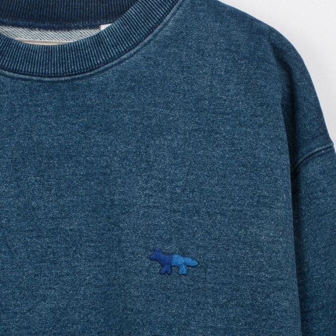 メゾン キツネ × ブルーブルー「インディゴ」を基調としたシャツやスウェットを発売｜写真25