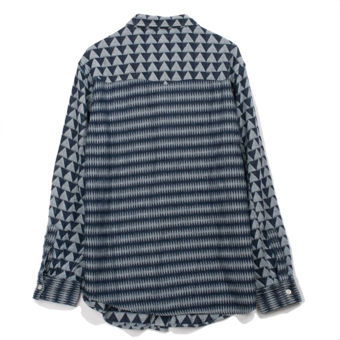 MAISON KITSUNE × BLUE BLUE インディゴ スウェット メゾン キツネ × ブルーブルー「インディゴ」を基調としたシャツ