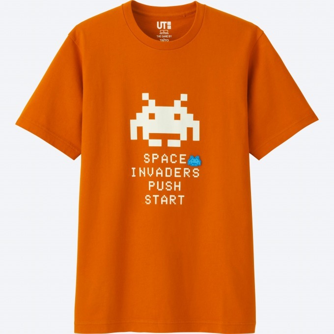 名作シューティングゲーム「スペースインベーダー」のコラボレーションTシャツ